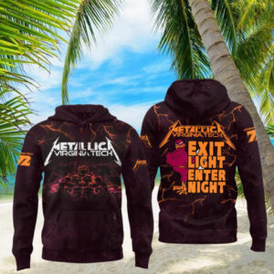 Virginia Tech Hokies Metallica Hoodie Unique Gifts For Football Lovers