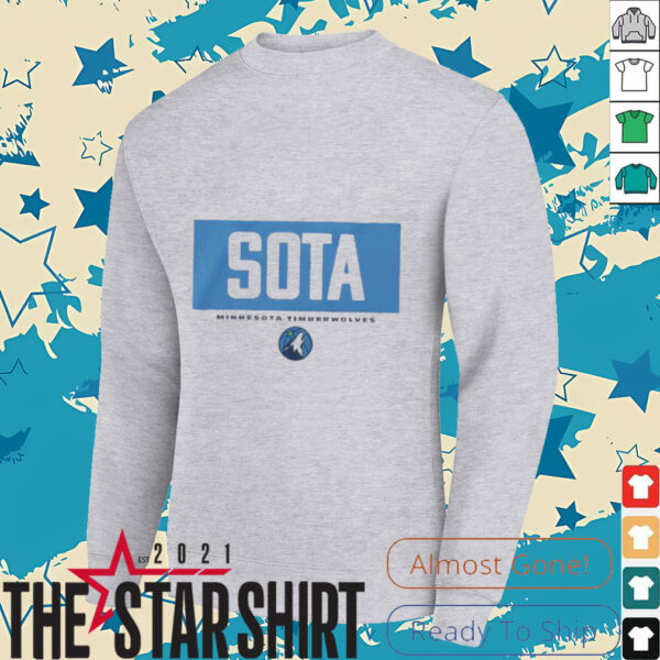 Sota NBA basketball Minnesota Timberwolves crossbar shirt
