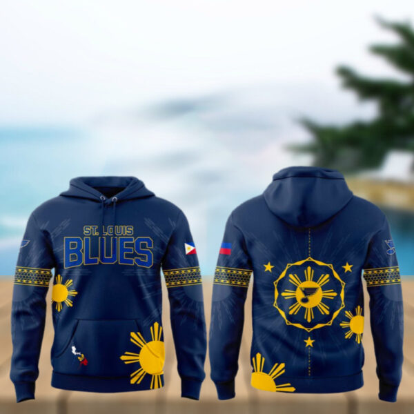 St. Louis Blues Filipino Heritage Day 2025 Hoodie