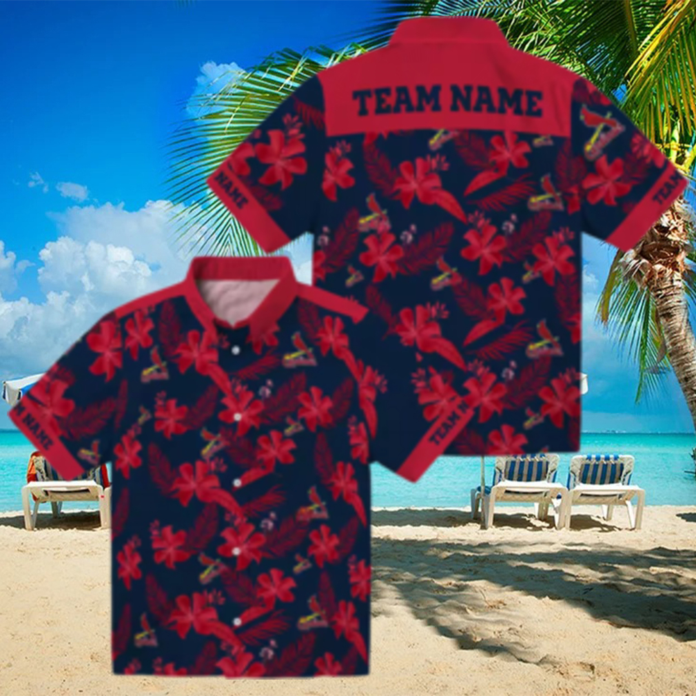 St. Louis Cardinals Aloha Style Floral Navy Shirt Perfect for Vacation & Beach Days St. Louis Cardinals Aloha Style Floral Navy Shirt Perfect for Vacation & Beach Days