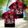 MLB Dodgers Surfing Santa Holiday Shirt   Blue Tropical Hawaiian Style