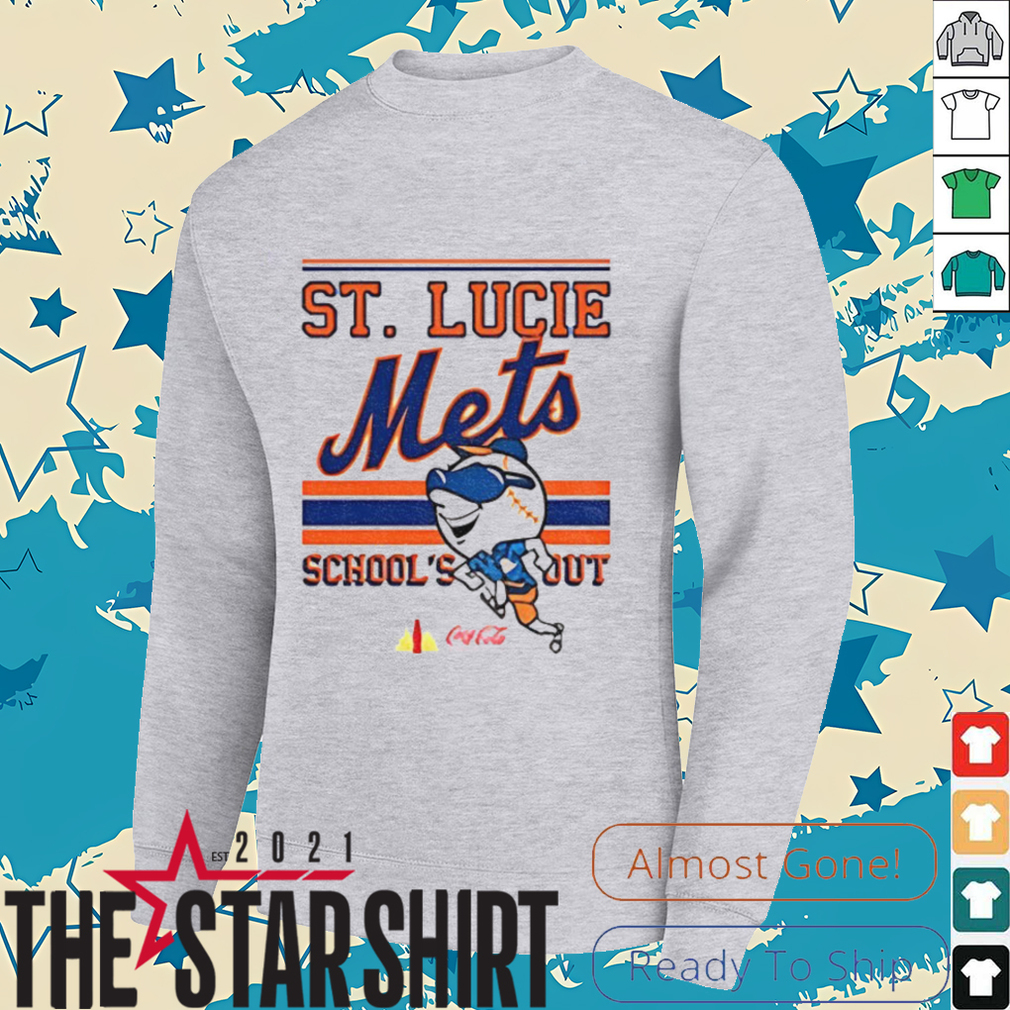 St. Lucie Mets MLB Baseball School Out shirt St. Lucie Mets MLB Baseball School Out shirt