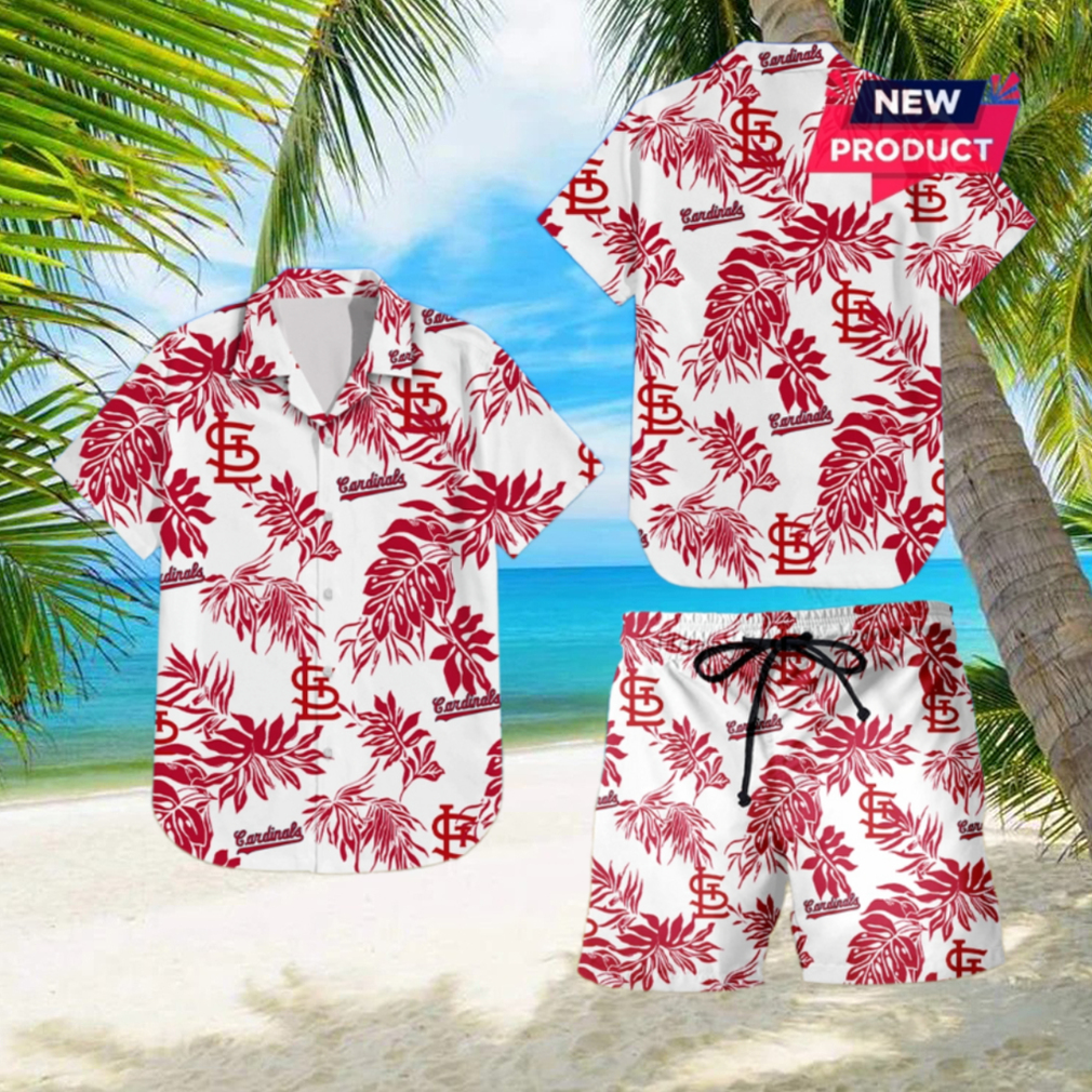 St.Louis Cardinals Beach Outfit Hawaiian Shirt St.Louis Cardinals Beach Outfit Hawaiian Shirt