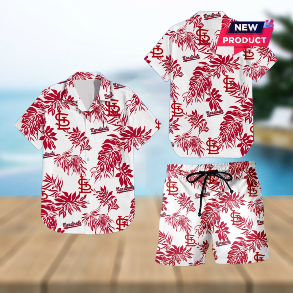 St.Louis Cardinals Beach Outfit Hawaiian Shirt St.Louis Cardinals Beach Outfit Hawaiian Shirt