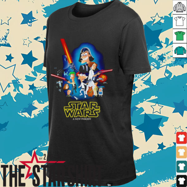 Star Wars parody may the ferb be with you shirt