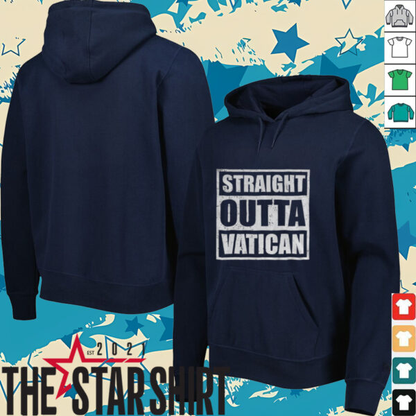 Straight Outta Vatican Pope Leo shirt