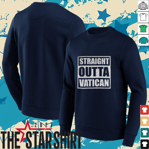 Straight Outta Vatican Pope Leo shirt