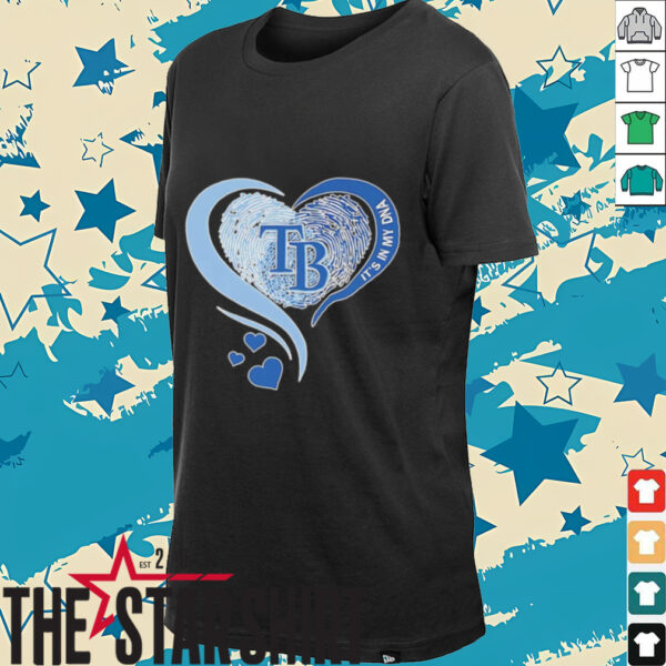 Tampa Bay Rays Baseball it’s in my DNA heart shirt