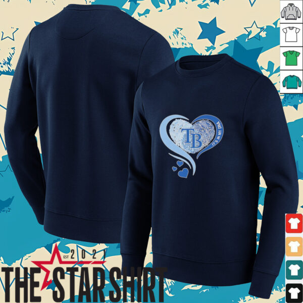 Tampa Bay Rays Baseball it’s in my DNA heart shirt