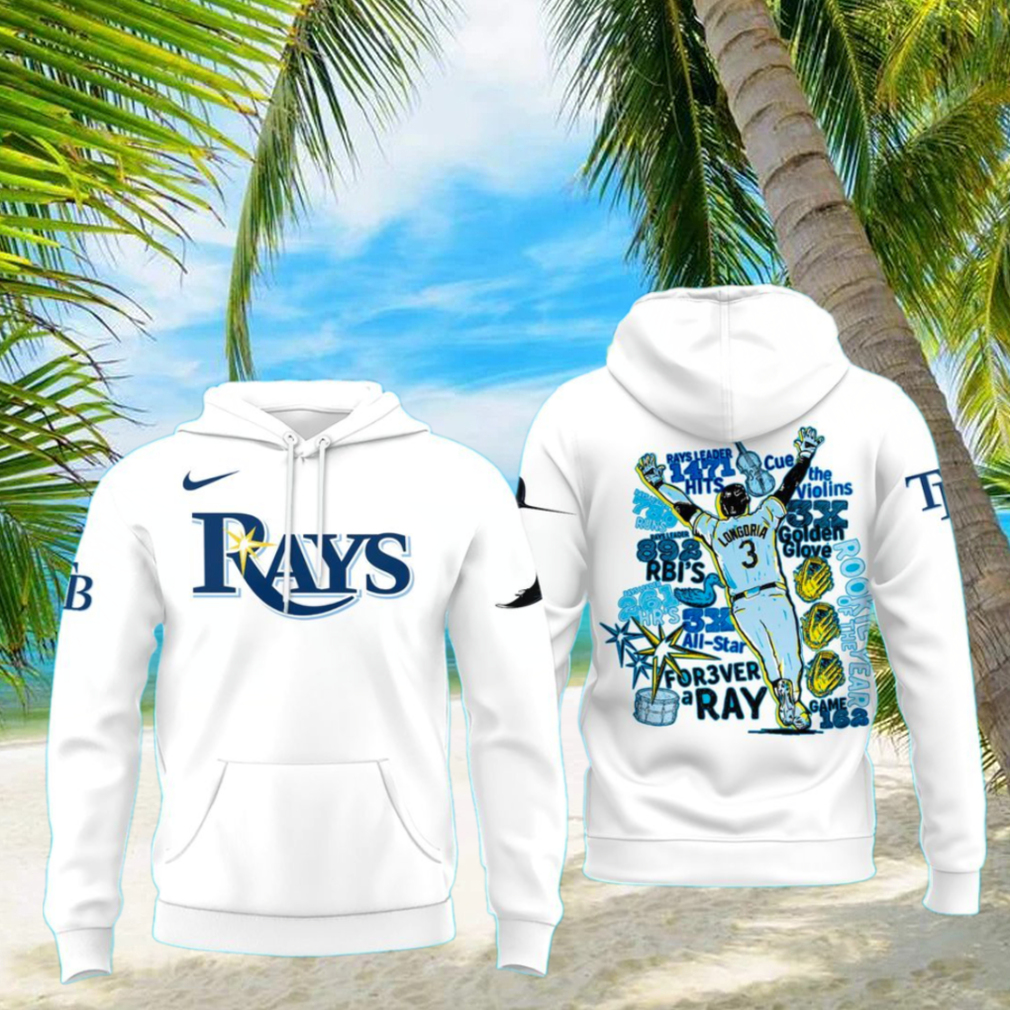 Tampa Bay Rays Evan Longoria 2025 Special Hoodie Tampa Bay Rays Evan Longoria 2025 Special Hoodie