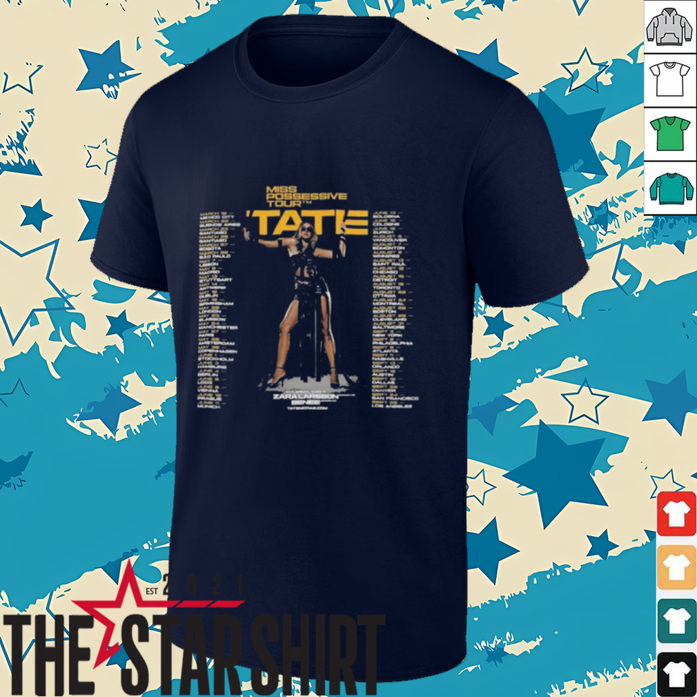 Tate McRae Miss Possessive Tour 2025 T Shirt Tate McRae Miss Possessive Tour 2025 T Shirt