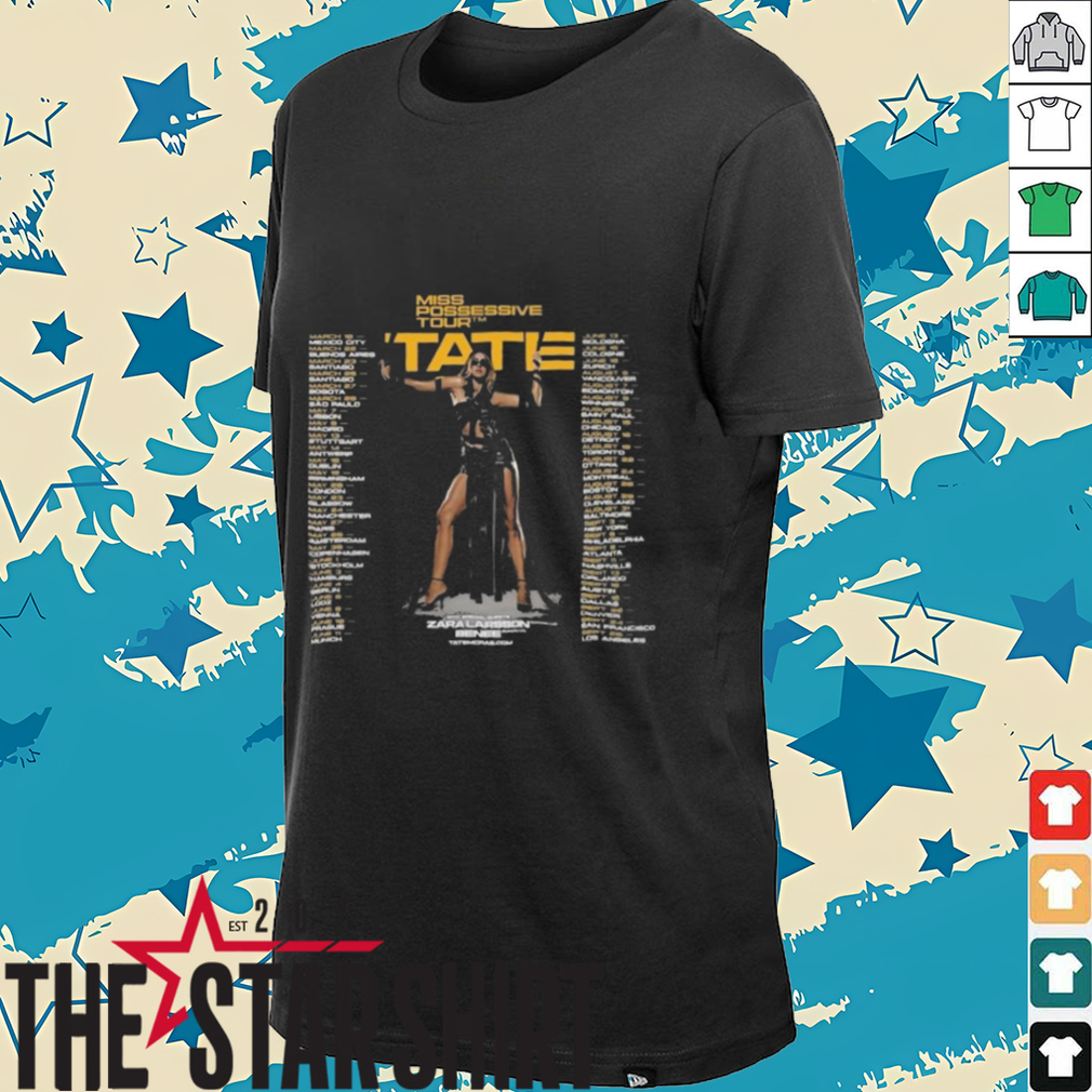 Tate McRae Miss Possessive Tour 2025 T Shirt Tate McRae Miss Possessive Tour 2025 T Shirt