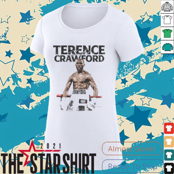 Terence Crawford Champion 41 0 Boxing T Shirt, Crawford Fight Record Tee