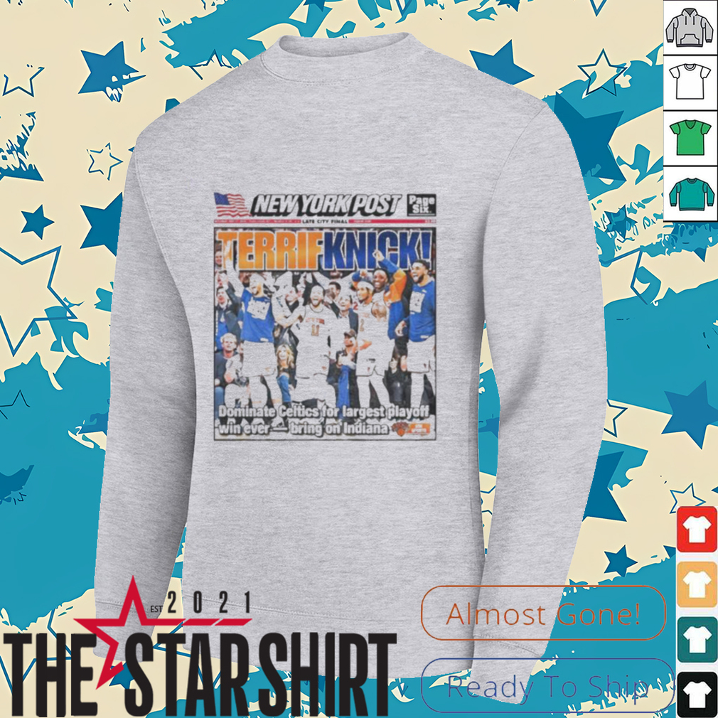 Terrif knicks new york post late city final shirt Terrif knicks new york post late city final shirt