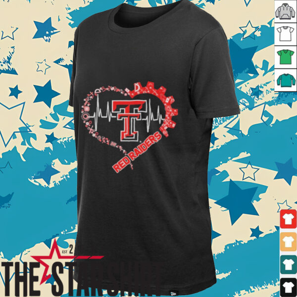 Texas Tech Red Raiders Engineering Heartbeats T shirts
