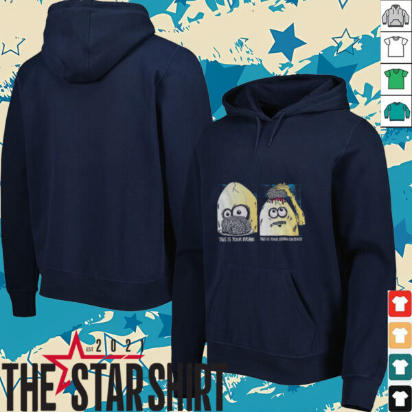 This is your brain on eggs funny shirt