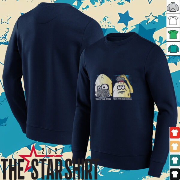 This is your brain on eggs funny shirt