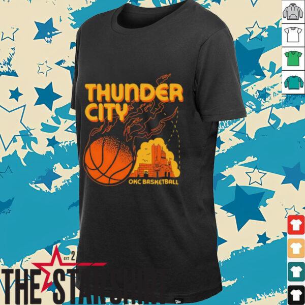 Thunder City OKC Basketball vintage shirt