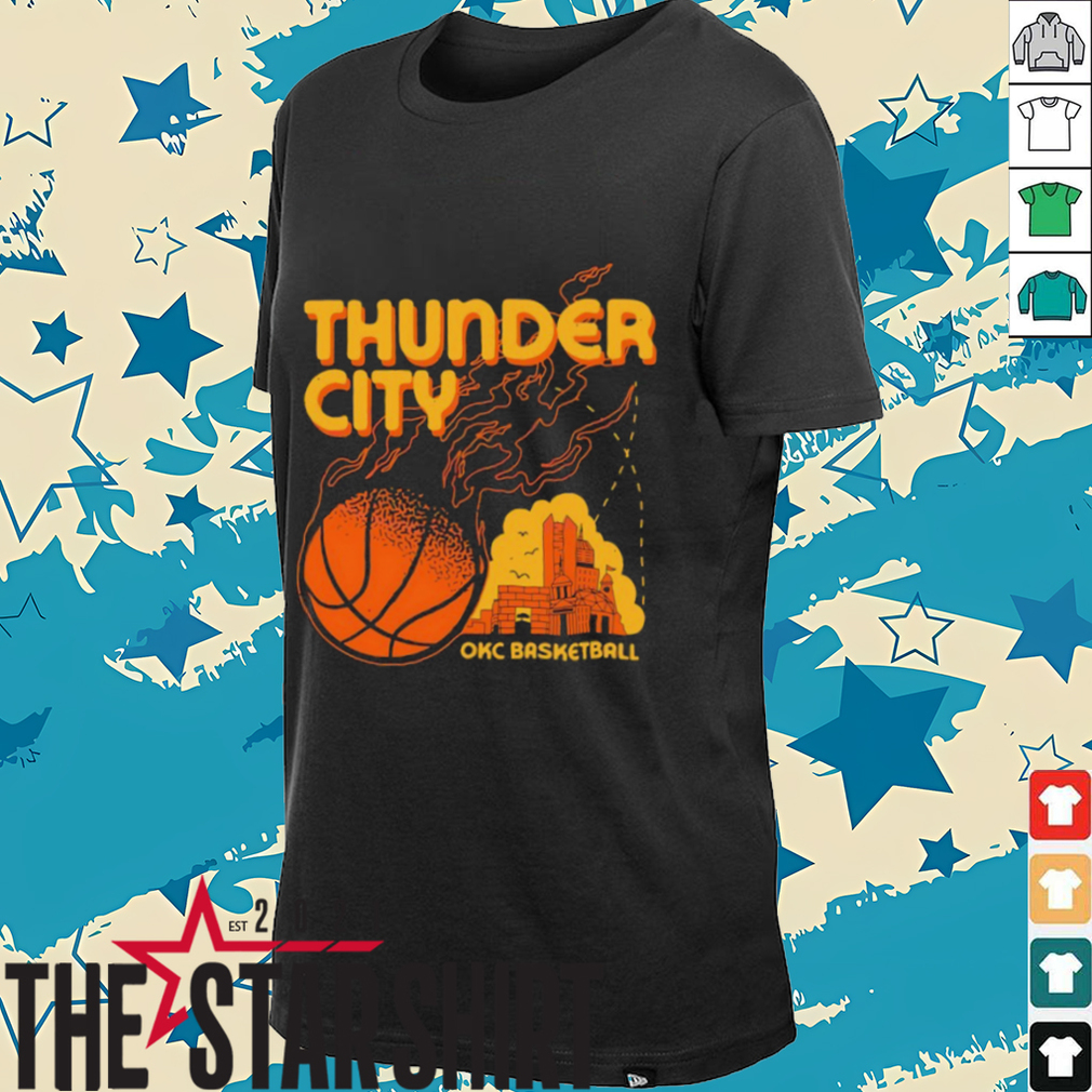 Thunder City OKC Basketball vintage shirt Thunder City OKC Basketball vintage shirt