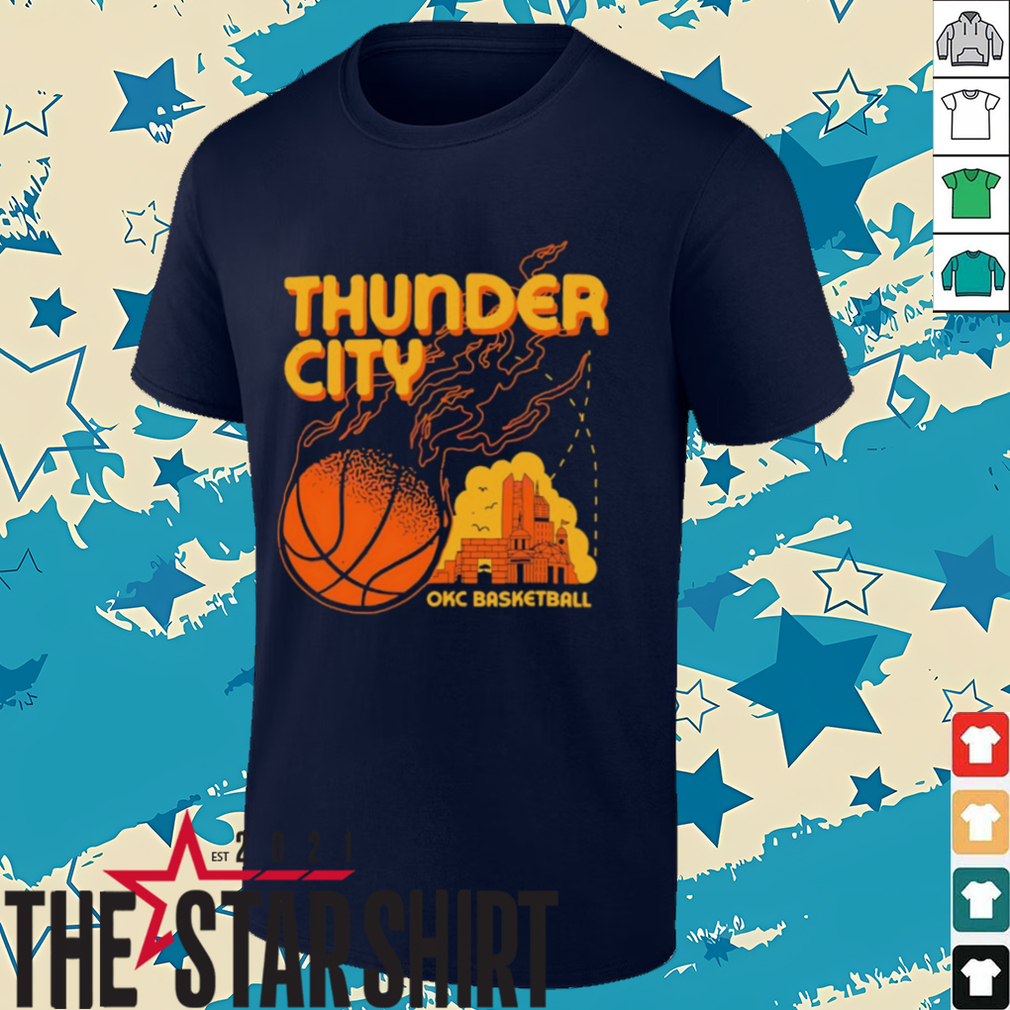 Thunder City OKC Basketball vintage shirt Thunder City OKC Basketball vintage shirt