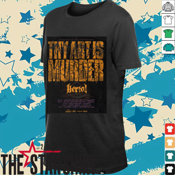 Thy Art Is Murder Herval Tour 2025 T Shirt