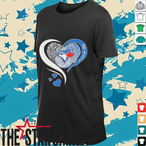 Toronto Maple Leafs Baseball it’s in my DNA heart shirt