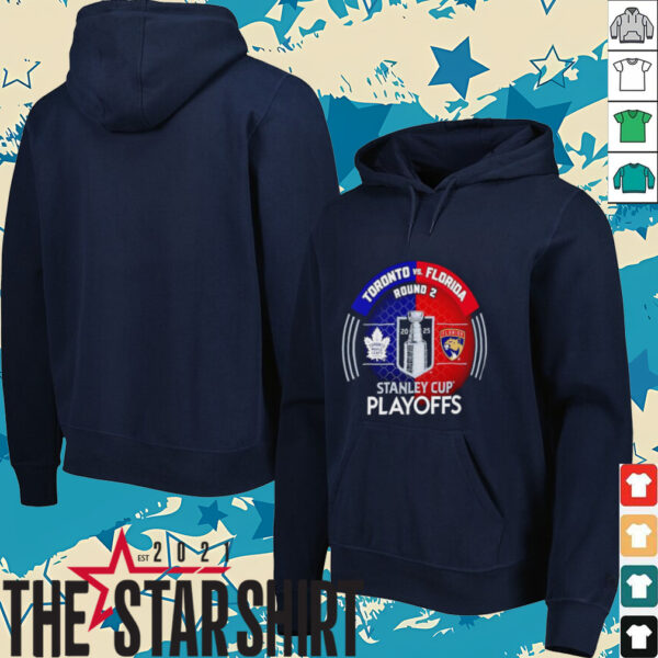 Toronto Maple Leafs vs. Florida Panthers Inglasco 2025 Stanley Cup Playoffs Second Round Dueling Match Up shirt