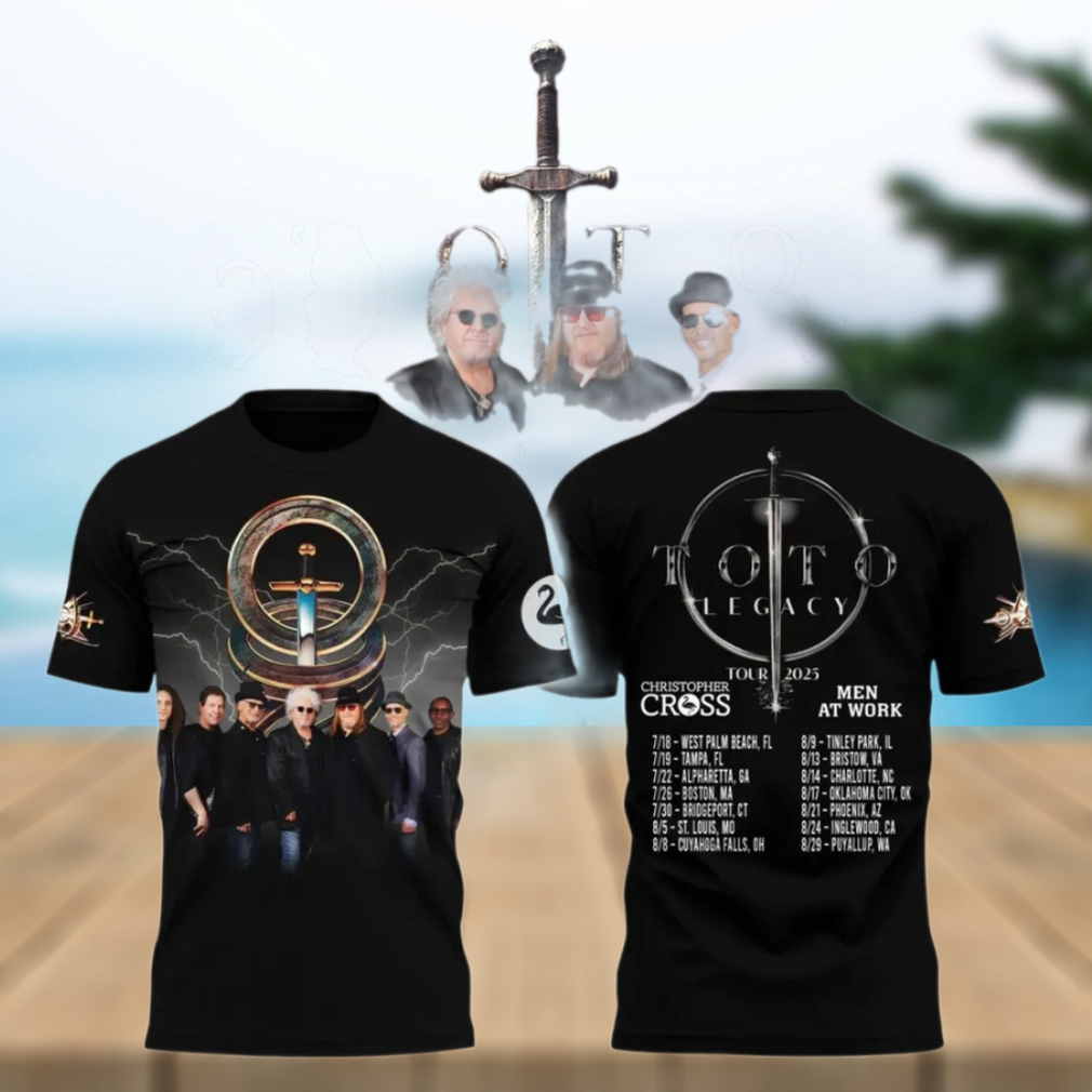 Toto Band North America Summer Tour 2025 T Shirt Unique Gifts For Music Lovers Toto Band North America Summer Tour 2025 T Shirt Unique Gifts For Music Lovers