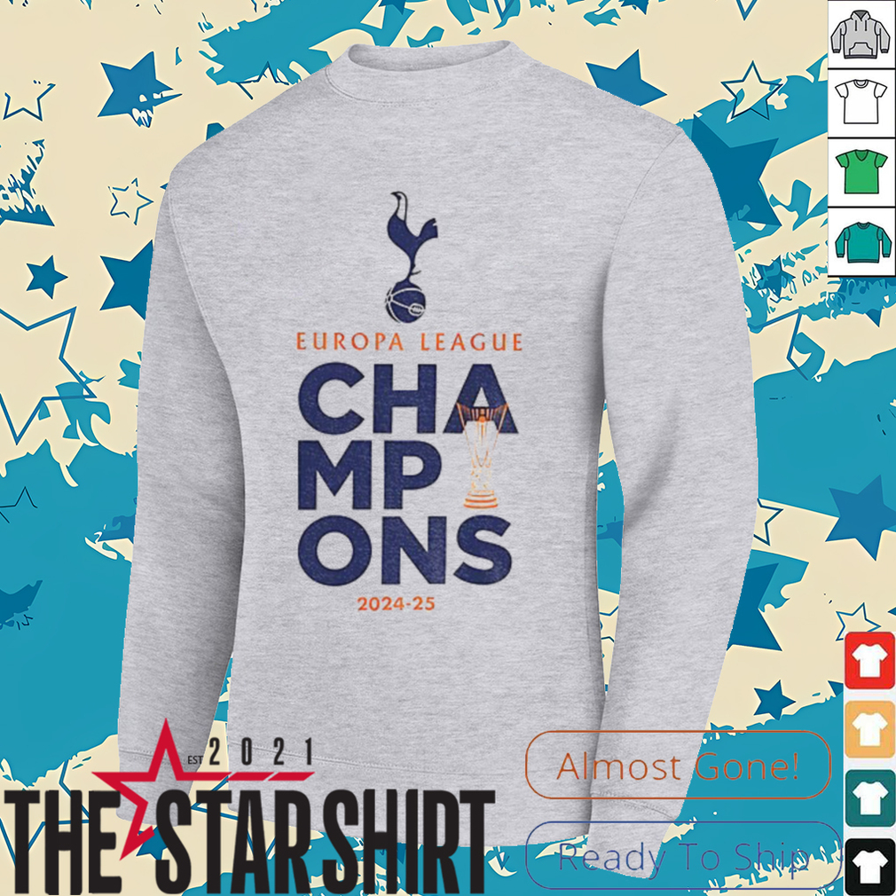 Tottenham Hotspur Europa League Champions winners 2025 trophy shirt Tottenham Hotspur Europa League Champions winners 2025 trophy shirt