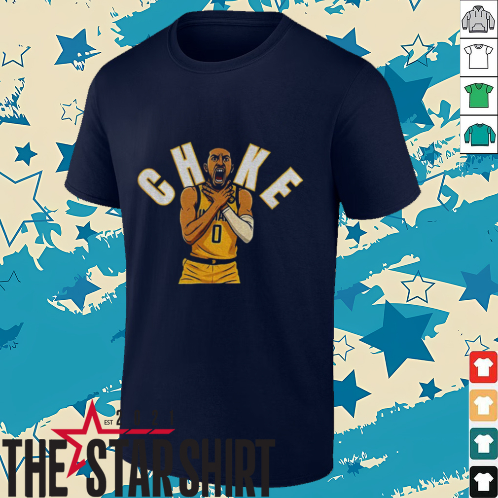 Tyrese Haliburton Indiana Pacers Choked in game one Basketball cartoon shirt Tyrese Haliburton Indiana Pacers Choked in game one Basketball cartoon shirt
