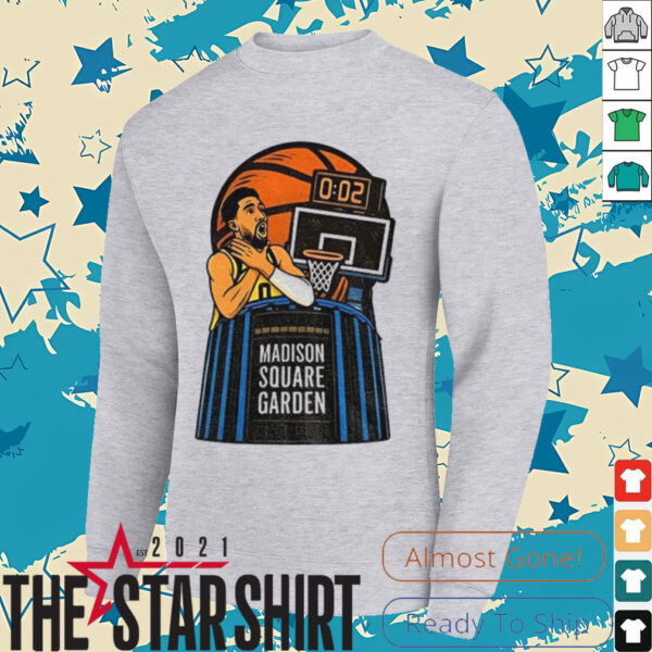 Tyrese Haliburton choke Indiana Pacers NBA Basketball Madison Square Garden shirt