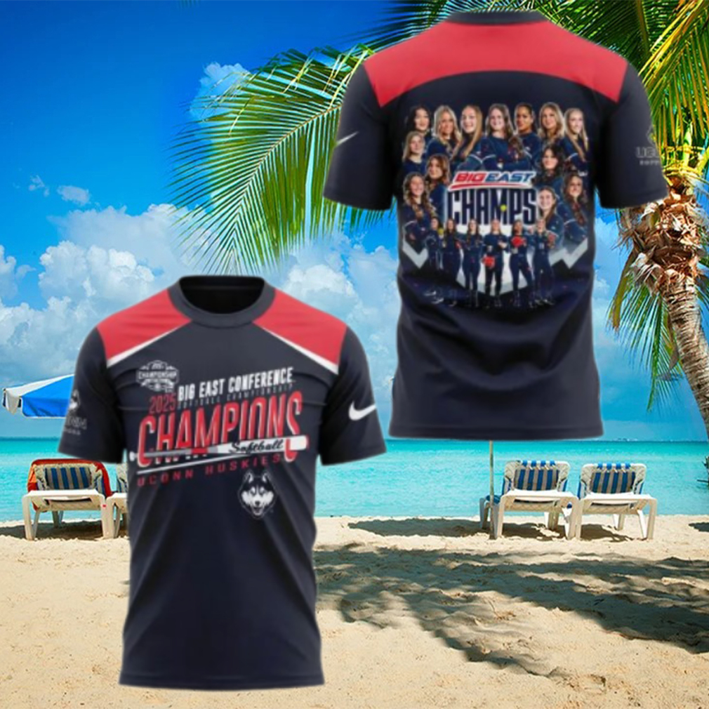 UConn Softball Big East Champions 2025 For Fans T Shirt UConn Softball Big East Champions 2025 For Fans T Shirt