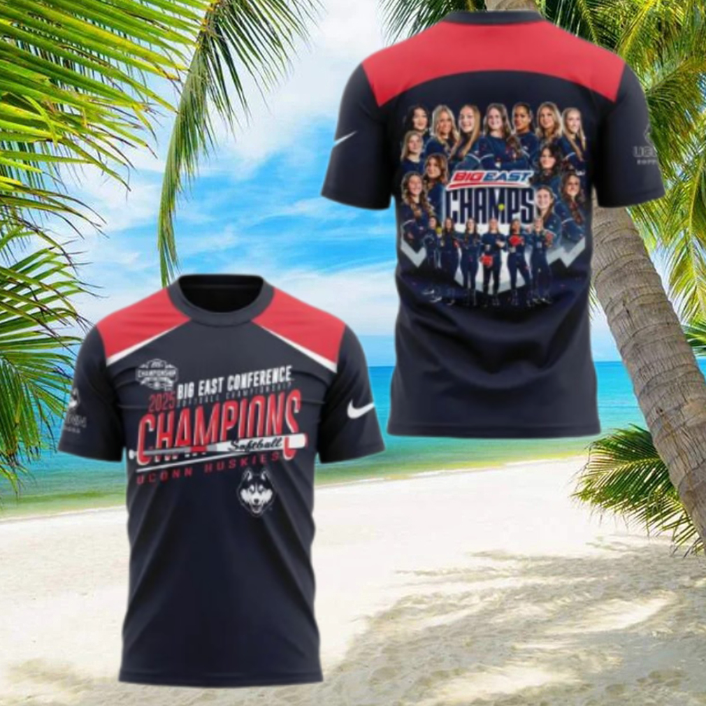 UConn Softball Big East Champions 2025 For Fans T Shirt UConn Softball Big East Champions 2025 For Fans T Shirt