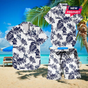 New York Yankees Beach Outfit Hawaiian Shirt