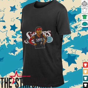 Allen Iverson 3 Philadelphia 76ers Basketball NBA shirt