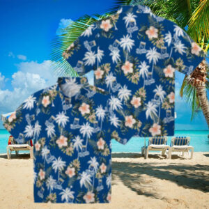 Kansas City Royals Floral & Palm Hawaiian Shirt Limited Edition Fan Apparel
