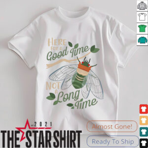 Cicadas here for a good time not a long time shirt