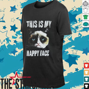 Grumpy Cat This is My Happy Face T Shirt
