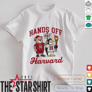 Hands Off Harvard FDT Steve Kerr Harvard bear and penguin shirt