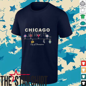 Chicago Sports History City of Champions shirt