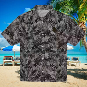 San Diego Padres Brown Tropical Hawaiian Shirt Leafy Print for MLB Game Days