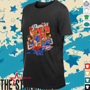 Oklahoma City Thunder Starting 5 players shirt