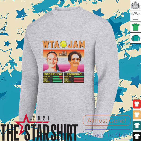 WTA Jam Kasatkina and Zabiiako shirt
