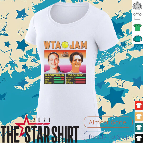 WTA Jam Kasatkina and Zabiiako shirt