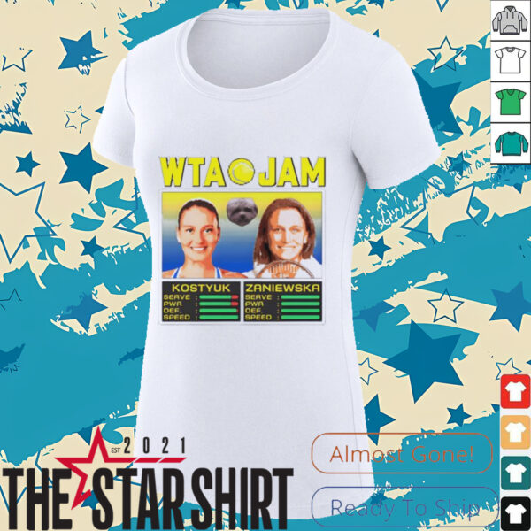 WTA Jam Kostyuk and Zaniewska shirt