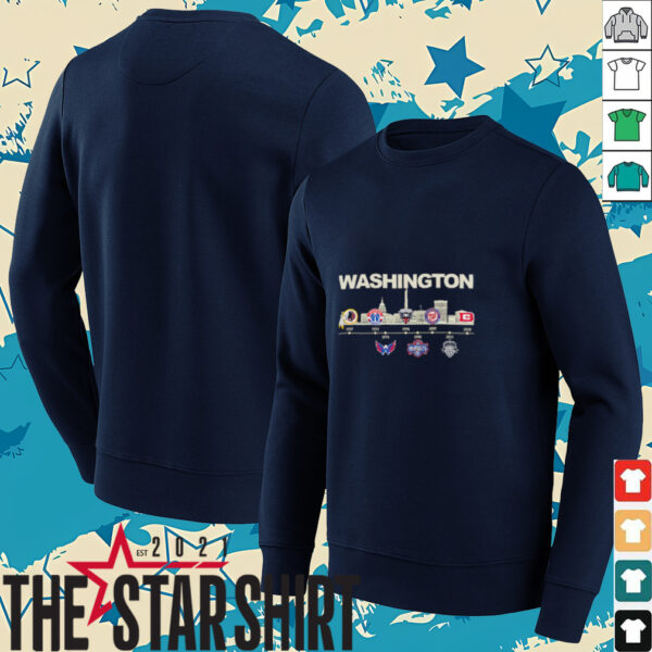 Washington D.C Sports History City of Champions shirt
