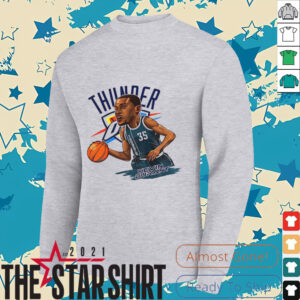 Kevin Durant 35 Oklahoma City Thunder NBA Basketball cartoon shirt