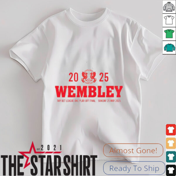 Wembley 2025 League One Play off Final Sunday 25 May 2025 shirt