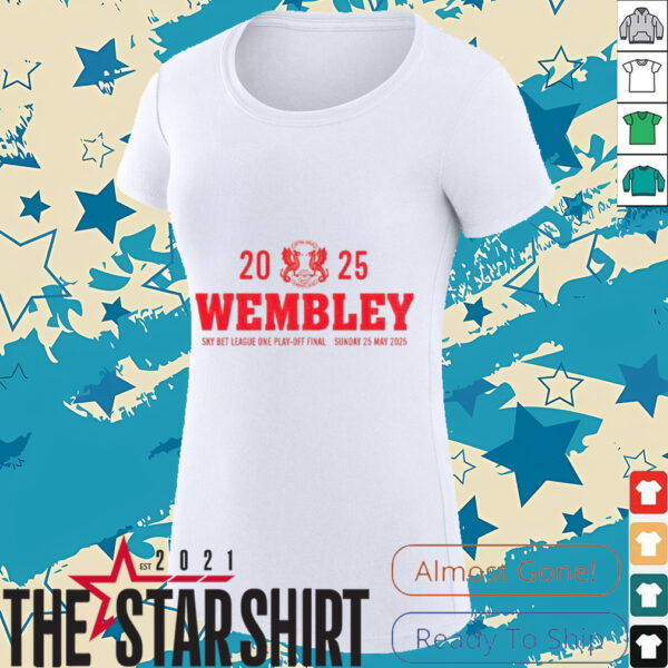 Wembley 2025 League One Play off Final Sunday 25 May 2025 shirt