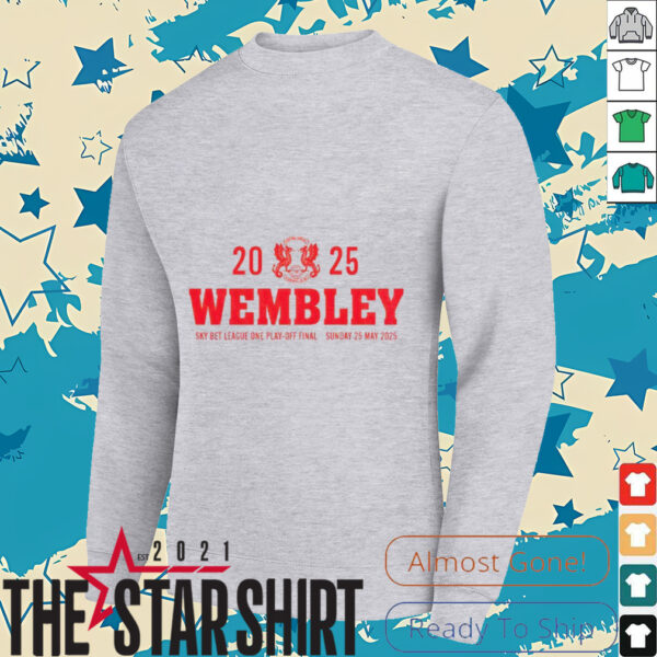 Wembley 2025 League One Play off Final Sunday 25 May 2025 shirt